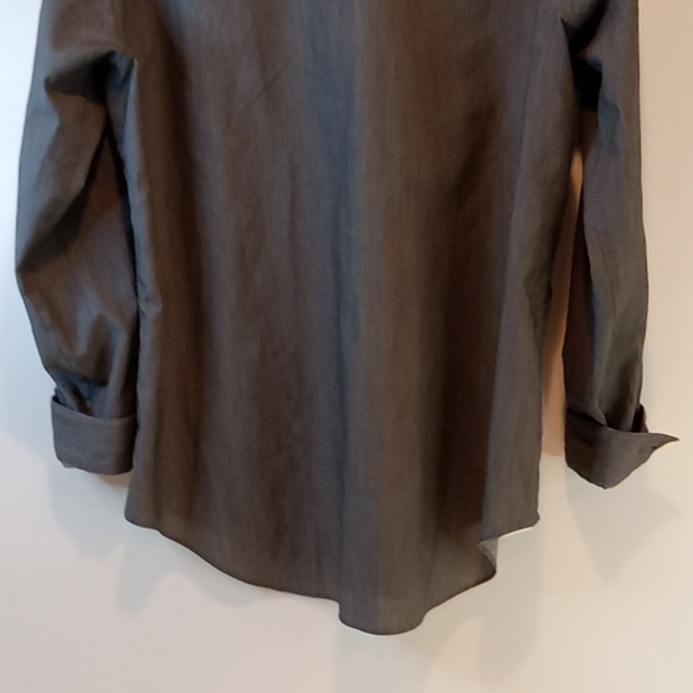 Calvin Klein Slim Fit Men's Size 17.5 34/35 Button Down Long Sleeve Shirt EUC! - Picture 12 of 16